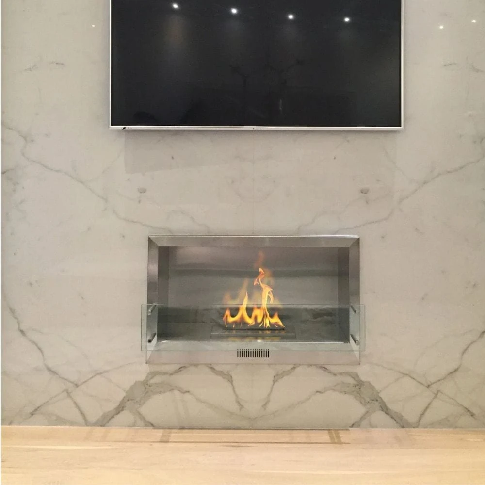 The Bio Flame 38-Inch Smart Firebox SS - Built-in Ethanol Fireplace 2 The Bio Flame 38-Inch Smart Firebox SS - Built-in Ethanol Fireplace - Image 2