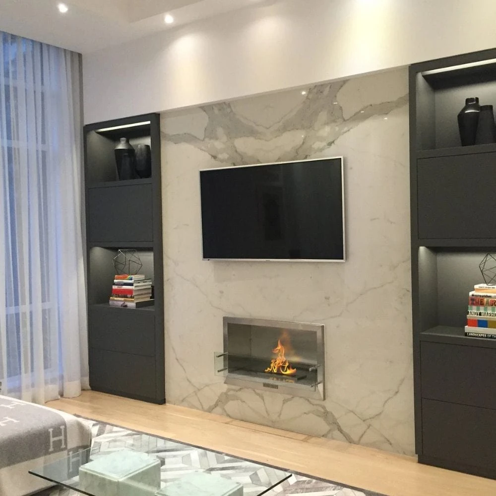 The Bio Flame 38-Inch Smart Firebox SS - Built-in Ethanol Fireplace 3 The Bio Flame 38-Inch Smart Firebox SS - Built-in Ethanol Fireplace - Image 3