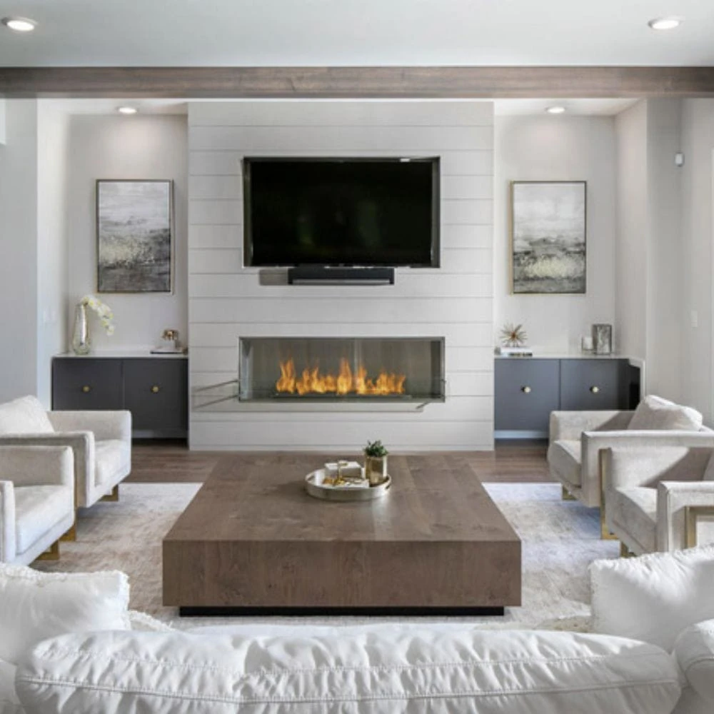 The Bio Flame 96-Inch Firebox SS - Built-in Ethanol Fireplace 1 The Bio Flame 96-Inch Firebox SS - Built-in Ethanol Fireplace