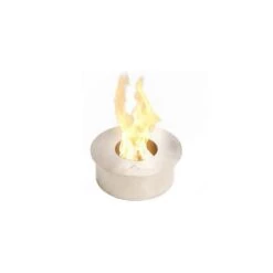 The Bio Flame 13-Inch Round Ethanol Fireplace Burner, Indoor/Outdoor