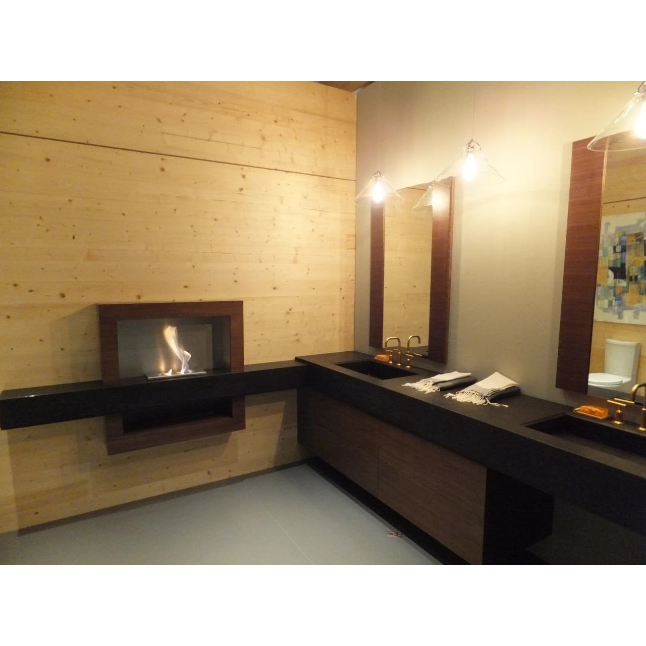 The Bio Flame 18-Inch Smart Remote Controlled Ethanol Burner, Black Or Stainless Steel 2 The Bio Flame 18-Inch Smart Remote Controlled Ethanol Burner, Black Or Stainless Steel - Image 2