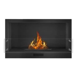 The Bio Flame 38-Inch Firebox SS Built-in Ethanol Fireplace -Empire || Superior || Grand Canyon Sales Shop the bio flame the bio flame 38 firebox ss ul listed built in ethanol fireplace black 16 burner 13451261509726