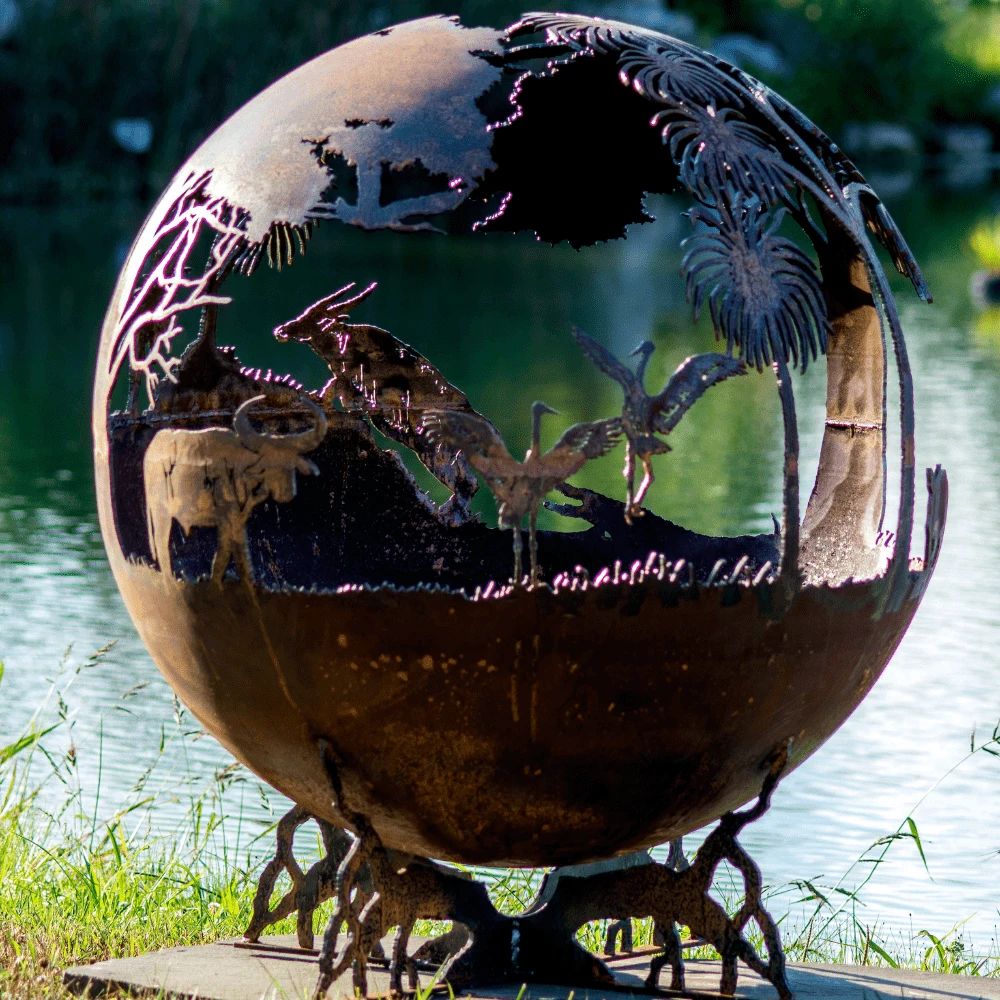 The Fire Pit Gallery 37-Inch Australian Outback Steel Fire Pit (7010026-37D) 4 The Fire Pit Gallery 37-Inch Australian Outback Steel Fire Pit (7010026-37D) - Image 4