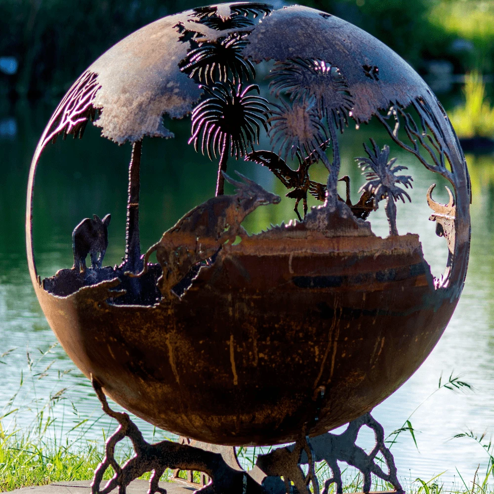 The Fire Pit Gallery 37-Inch Australian Outback Steel Fire Pit (7010026-37D) 5 The Fire Pit Gallery 37-Inch Australian Outback Steel Fire Pit (7010026-37D) - Image 5