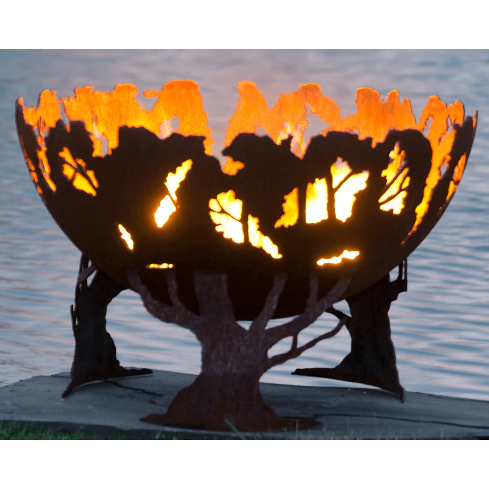 The Fire Pit Gallery 37-Inch Forest Fire Steel Fire Pit (7010001-37D) 3 The Fire Pit Gallery 37-Inch Forest Fire Steel Fire Pit (7010001-37D) - Image 3