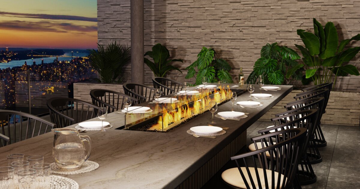 Empire || Superior || Grand Canyon Sales Shop -Empire || Superior || Grand Canyon Sales Shop linear 130 fire pit kit render